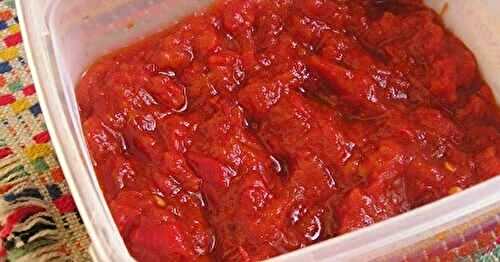 Armenian Roasted Red Pepper Paste