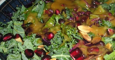 Asian Kale Salad with Ginger Peanut Dressing