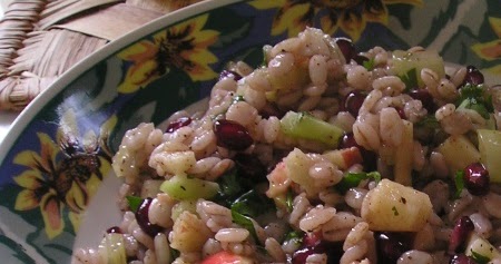 Barley and Pomegranate Salad