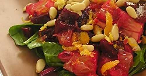 Beet and Citrus Salad With Pine Nut Vinaigrette Recipe