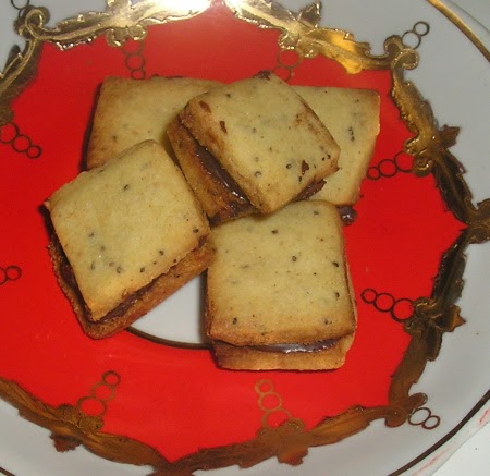 Bittersweet Chocolate Shortbread Sandwiches