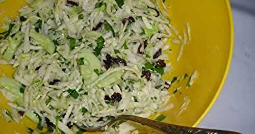 Cabbage and kohlrabi salad