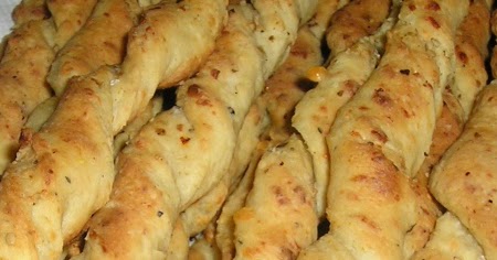 Cheese Feta Straws with Warm Honey Walnut Salad