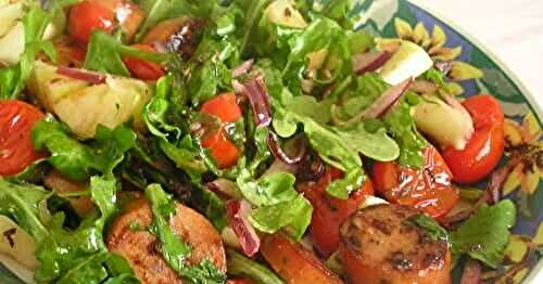 Chicken Sausage-Apple Salad With Caraway Vinaigrette