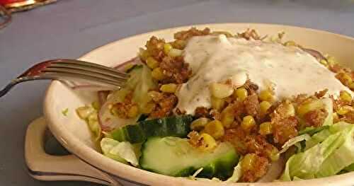 Corn-time Lettuce salad