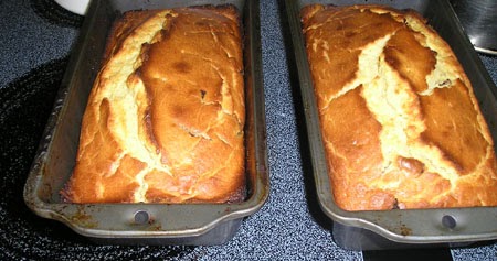 Cosmopolitan Bread with Vodka Orange Glaze