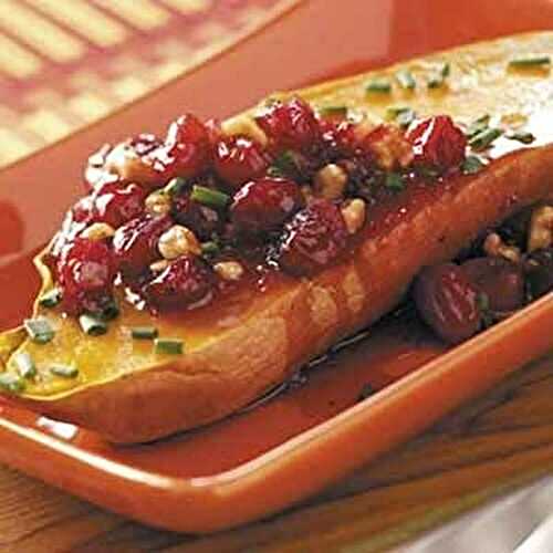 Cranberry-Walnut Sweet Potatoes