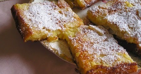 Custardy Apple Squares