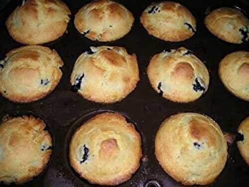 Easy Blueberry Corn Muffins