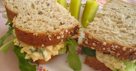Egg salad sandwich everyone loves