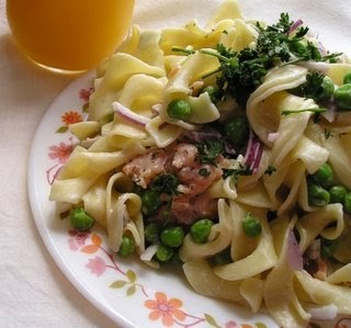 Farfalle with Smoked Salmon and Cream Cheese
