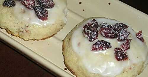 Frosted Cranberry Cookies