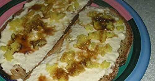 Garlicky Cheese Spread (leftover recipe)