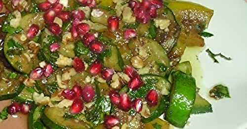 Georgian Salad With Baby Sweet Peppers And Zucchini