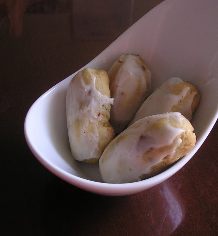 Glazed Cookies with Rosemary and Dried Strawberries