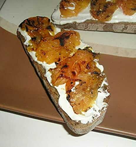 Honey-Broiled Orange Toast 