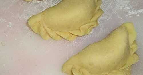 Hot dough for vareniki