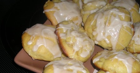 Large Soft Drop Cookies with Caramelized Apples and Whiskey Glaze