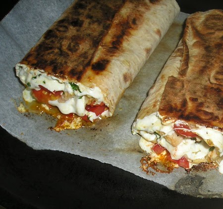 Lavash Bread Wrap with Suluguni Cheese (Low carb recipe)