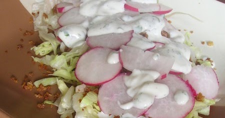 Little Gem Salad with Bread Crumb Croutons