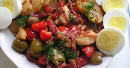 Mediterranean potato salad 