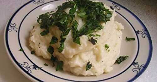 "Mock" Garlic Mashed Potatoes