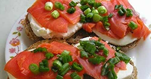 Mozzarella Lox sandwiches
