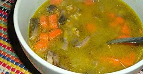 Mushroom and Farro Soup