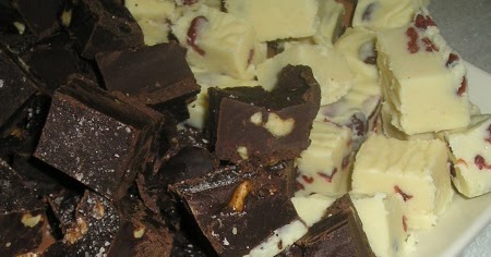 New Year Chocolate Fudges