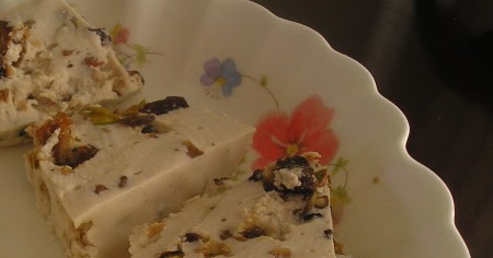 Panna Cotta with Dried Fruits and Nuts