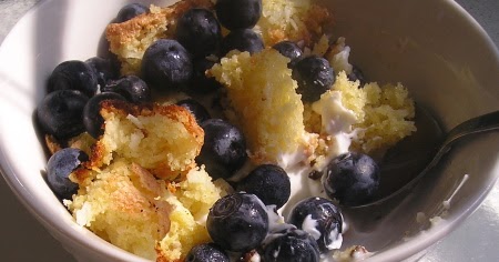 Passover Breakfast Bowl with Yogurt and Macaroon Cake