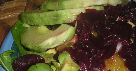 Pickled beets Orange Avocado salad