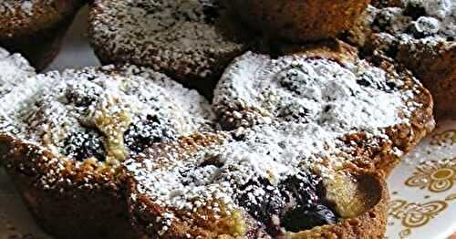 Pistachio, hazelnuts, and blueberry muffins
