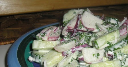 Polish Cucumber Salad