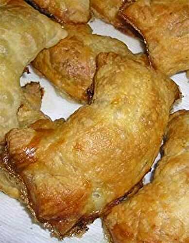 Puff pastry pockets with fish filling