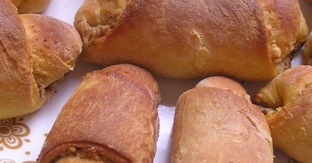 Pumpkin Crescent Rolls with Honey Butter and Nuts