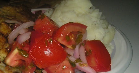 Quick marinated tomatoes