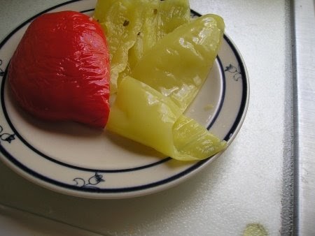 Quick pickled peppers