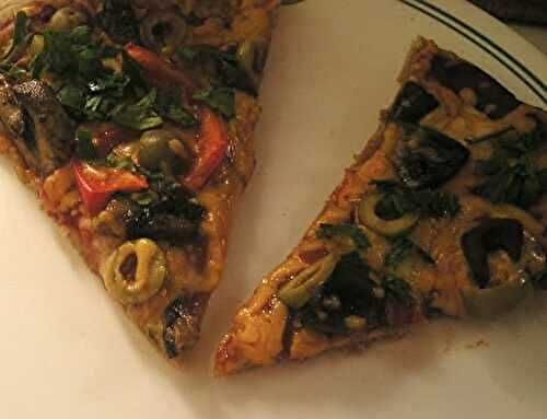 Quick Pizza with Olive Oil Crust