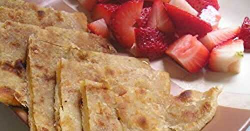 Quick Spicy Chickpea Flatbreads