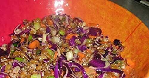 Red Cabbage & Farro Salad