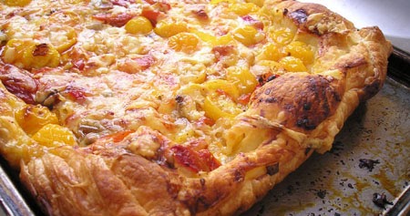 Roasted Tomato and Garlic Tart