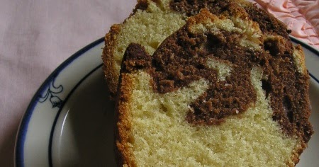 Rum-Scented Marble Cake