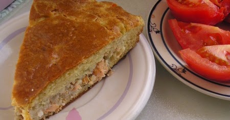 Salmon Rice Pie 