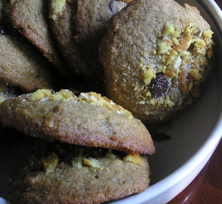 Salty Chocolate Pretzel Rye Cookies