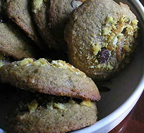 Salty Chocolate Pretzel Rye Cookies