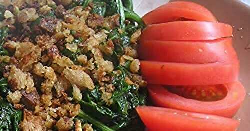 Sautéed Spinach with Bread Crumbs