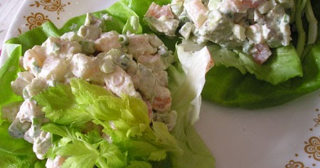 Shrimp Avocado Salad Lettuce Cups