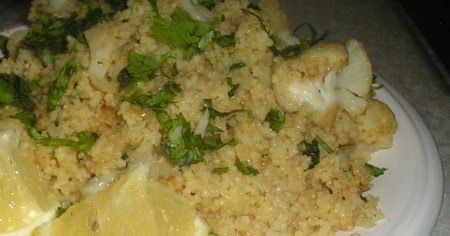 Spiced cauliflower couscous