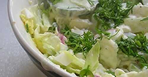 Summer egg radishes salad